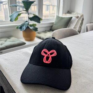 TNA Black Cap with Pink Loop Accent